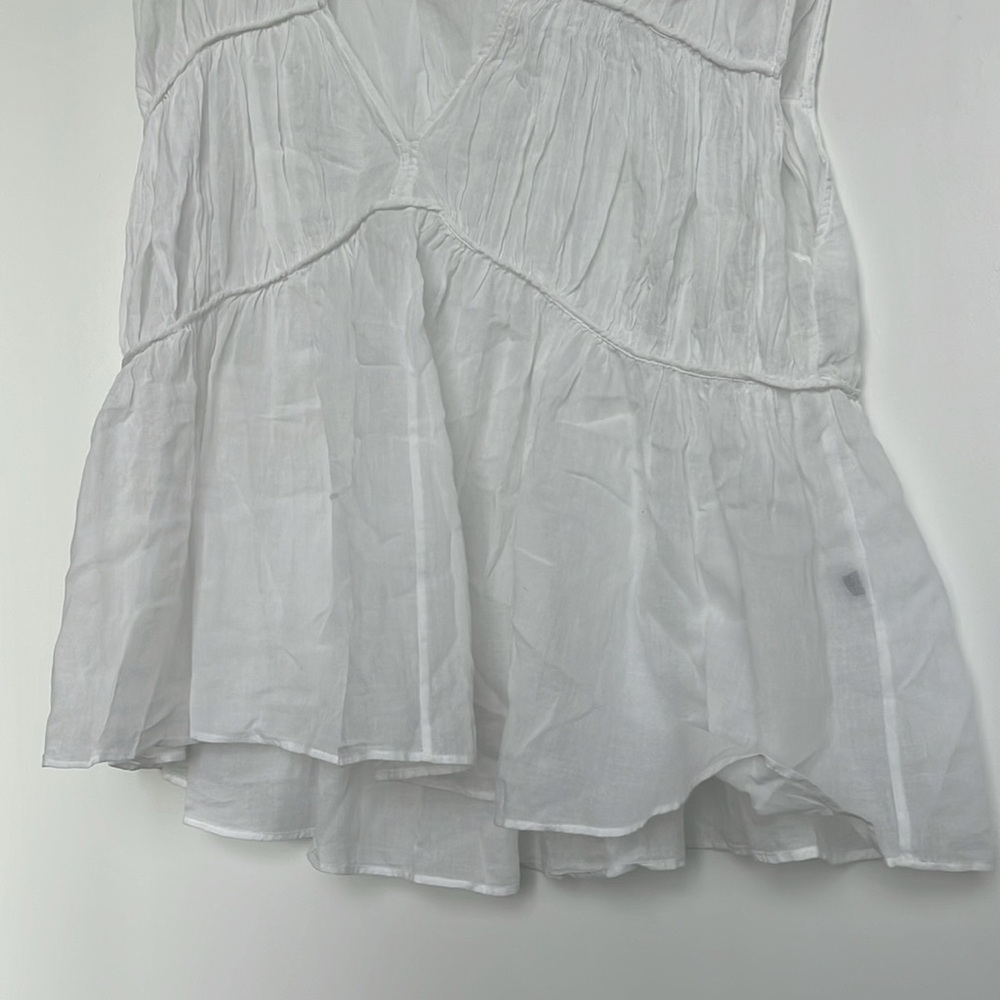 Massimo Dutti Cotton Voile Blouse - Picture 6 of 10